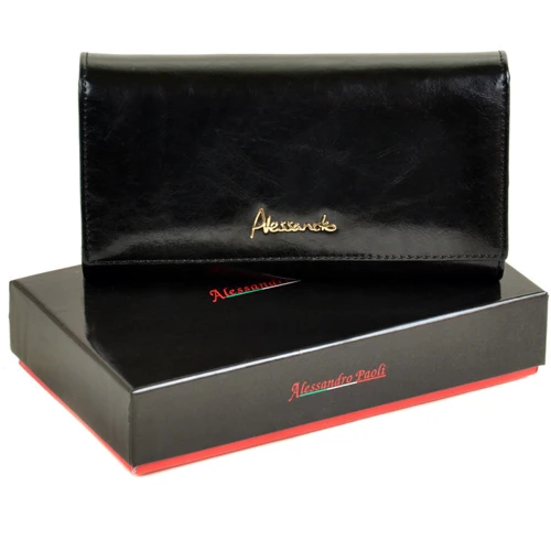 Жіночий гаманець Alessandro Paoli чорний (29313 black)