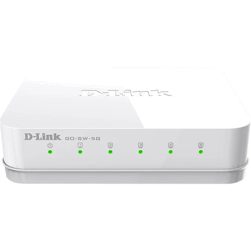 Мережевий комутатор D-Link GO-SW-5G/E: Порти только Gigabit Ethernet (10/100/1000)