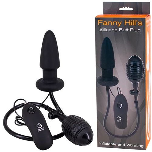 Анальный расширитель Seven Creations - Fanny Hills Silicone Vibrating Butt Plug