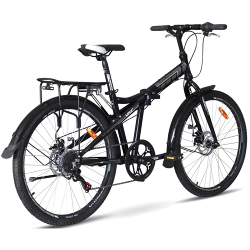 Велосипед VNC 2023' 26" TerraWay A3 V8A3-2642-BW 42см (1810) black (shiny)/white (matt)