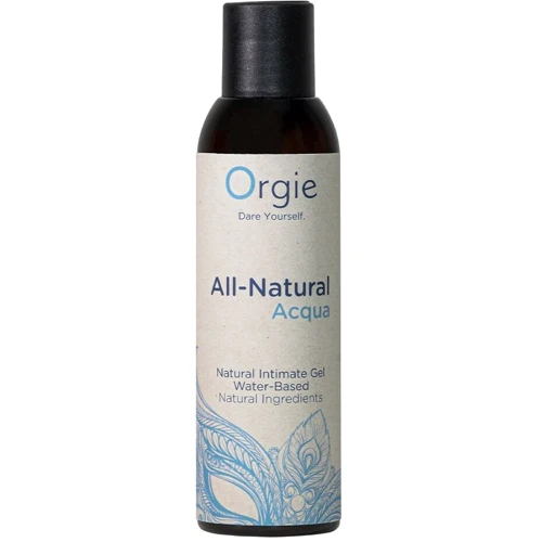 Лубрикант на водной основе Orgie All Natural Acqua, 150 мл, нелипкий, гладкий, натуральный состав