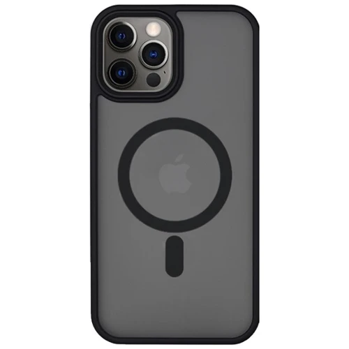 Чехол для iPhone Mobile Case TPU+PC Metal Buttons with MagSafe Black for iPhone 14 Pro