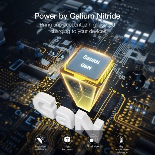 Зарядное устройство Baseus USB-C Wall Charger Mini GaN 2xUSB-C+USB 120W White (CCGAN-J02) фото 6