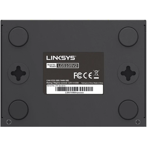 Мережевий комутатор Linksys LGS105 фото 6