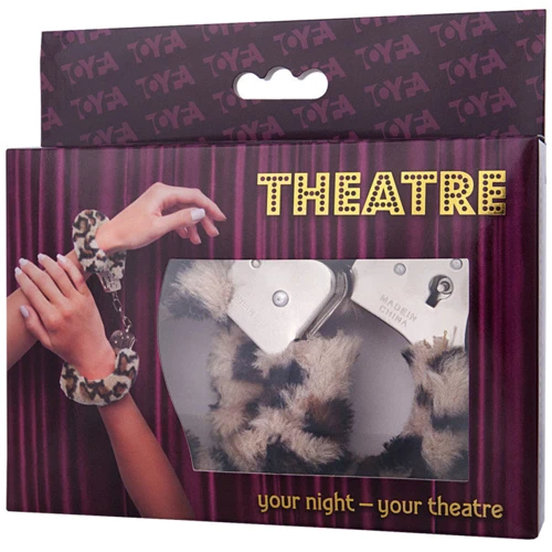 Наручники Toyfa Theatre, leopard