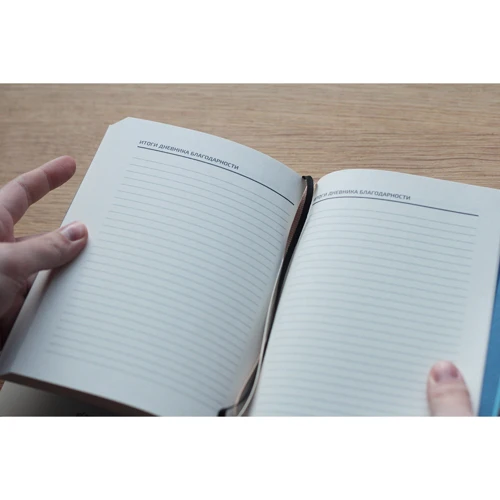 Щоденники Вєдєнєєвої. Gratitude Diary 1000 причин для щастя (блакитний): ISBN 978-5-9614-2670-0