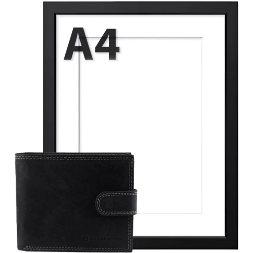 Чоловічий портмоне DNK Leather чорний (DNKN992L-P-CHM-black) фото 6