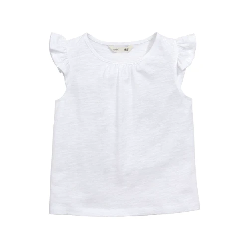 Футболка H&M 311-3572733 98-104 см белая