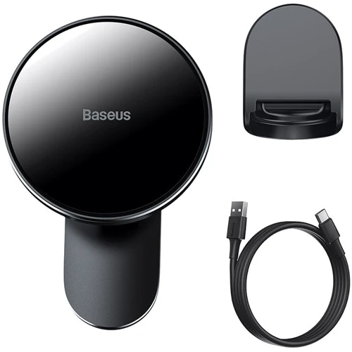 Держатель Baseus Car Holder Big Energy MagSafe Wireless Charger 15W Black (WXJN-01) for iPhone 16 I 15 I 14 I 13 I 12 series : Тип автомобильный