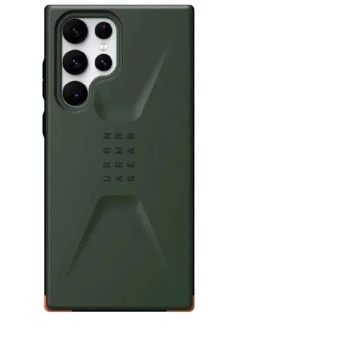 Чехол для телефонов Urban Armor Gear UAG Civilian Olive (21344D117272) for Samsung S908 Galaxy S22 Ultra: Материал TPU (термополиуретан) и поликарбонат