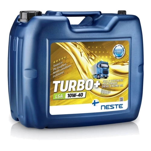 Олія моторна Neste Turbo+ 10W40 LSA API CK-4 E6, Е9 синтетична 20л