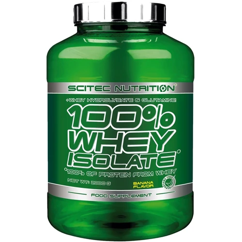 Протеин Scitec Nutrition 100% Whey Isolate 2000 g /80 servings/ Strawberry