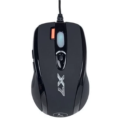 Мышь A4 Tech X-710 BK USB Black: Интерфейс подключения PS/2, USB