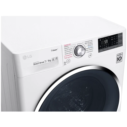 Стиральная машина LG F2J7HG2W: Максимальная скорость отжима, об/мин 1200