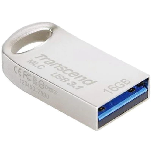 USB-флешка Transcend 16GB JetFlash 720 USB 3.1 Silver Plating (TS16GJF720S): Объем памяти 16 GB