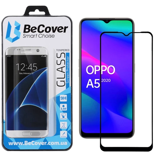 Аксесуар для смартфона BeCover Tempered Glass Black for Oppo A5 2020 (704552) фото 4