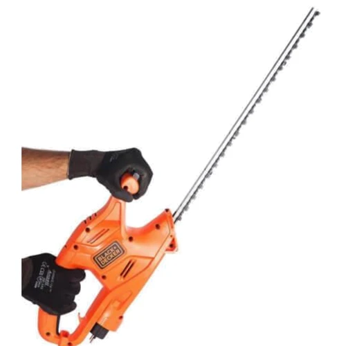 Кусторез Black+Decker BEHT201: Режущая система стальной нож