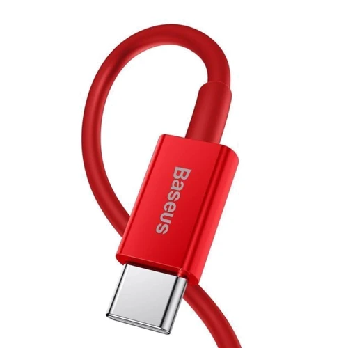 Кабель Baseus Cable USB-C to Lightning Superior Series PD 20W 2m Red (CATLYS-C09): Довжина 2 м