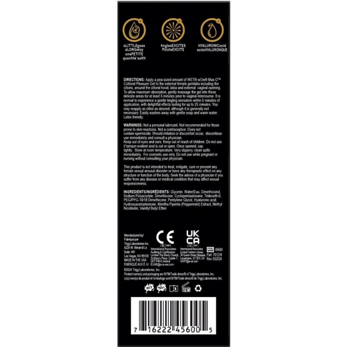 Збудливий гель для клітора Wet Wow Max O Clitoral Arousal Gel, легке поколювання (15 мл)