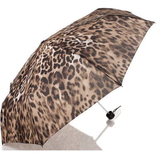 Парасолька жіночий механічний Happy Rain коричневий (U42655-1): Тип ручки пряма