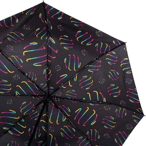 Зонт женский автомат Happy Rain черный (U46802-1): Механизм Автомат