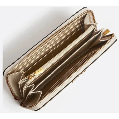 Жіночий гаманець GUESS LAUREL SLG LARGE ZIP AROUND молочний (SWCC8500460-STO): Країна виробник США