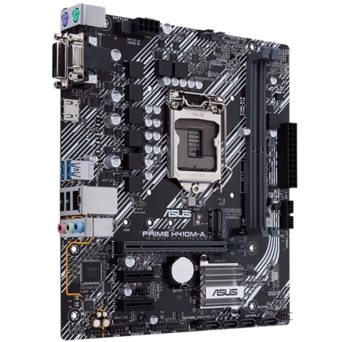 ASUS PRIME H410M-A / CSM: Роз'єми на задній панелі USB 2.0, USB 3.2 Gen 1