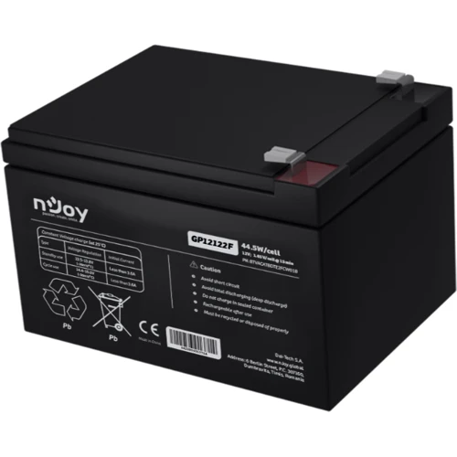 Njoy GP12122F 12V VRLA (BTVACATBCTI2FCN01B): Технология AGM