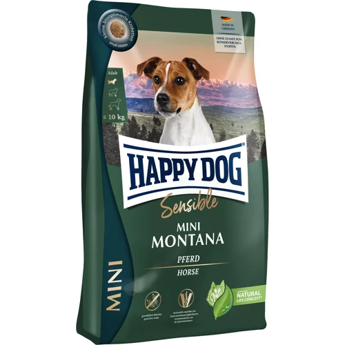 Cухий корм Happy Dog Sens Mini Montana для собак малих порід з кониною 0,8 кг  (61249)