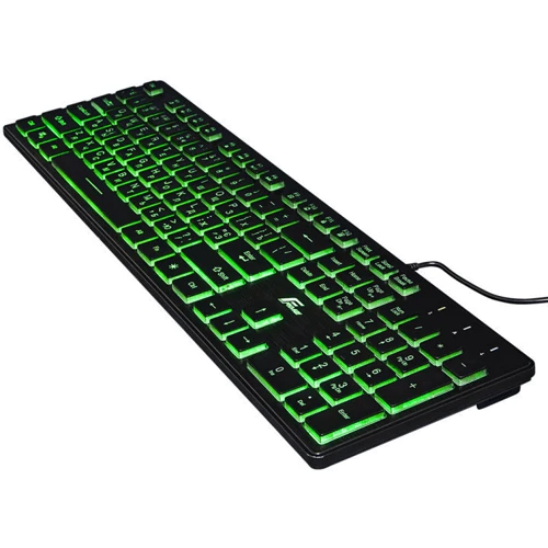 Клавиатура Frime MoonFox 3Color USB (FLK18210): Подключение проводное