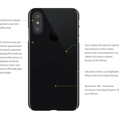 Чехол для iPhone SwitchEasy Crush PC+TPU Case Ultra Black (GS-103-44-168-19) for iPhone X/iPhone Xs: Цвет черный