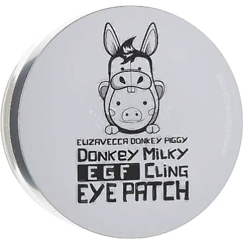 Elizavecca Donkey Piggy Milky EGF Сling Eye Patch Патчи с молочными протеинами из биоцеллюлозы 60 шт: Время применения универсальный