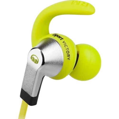 Навушники Monster iSport Victory In-Ear, Green (MNS-137086-00): Тип конструкції вакуумні