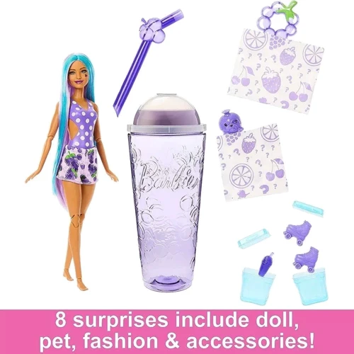 Кукла Barbie Pop Reveal Сочные фрукты Виноградная содовая (HNW44) фото 2
