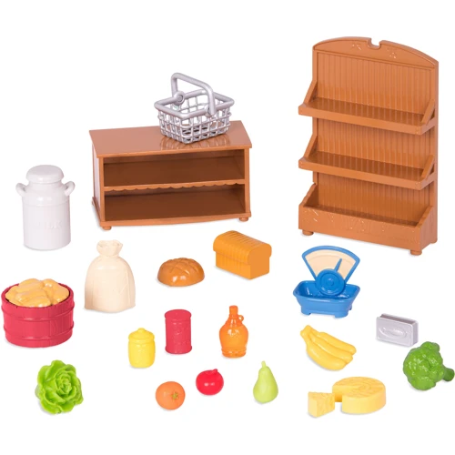 Набор аксессуаров Li'l Woodzeez Продуктовые полочки (WZ6591Z): Производитель Li`l Woodzeez