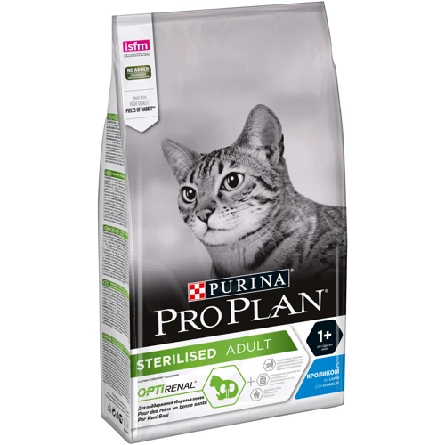 Сухий корм для стерилізованих котів та котів Pro Plan Sterilised з кроликом 6х1.5 кг