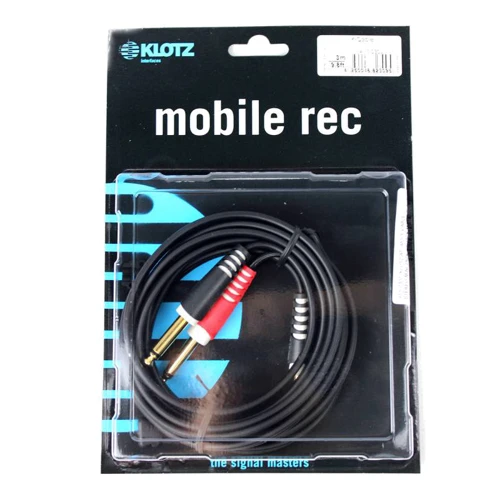 Кабель коммутационный Klotz AY5 Y-Cable Stereo Mini Jack - 2 x Jack Mono Black 3 m: Производитель Klotz