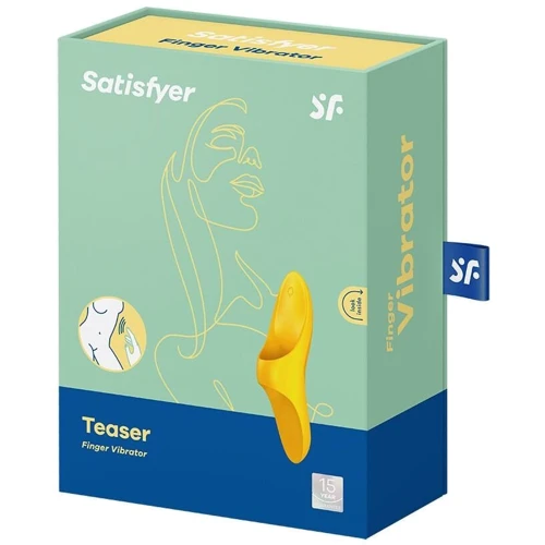 Вибратор на палец Satisfyer Teaser Dark Yellow