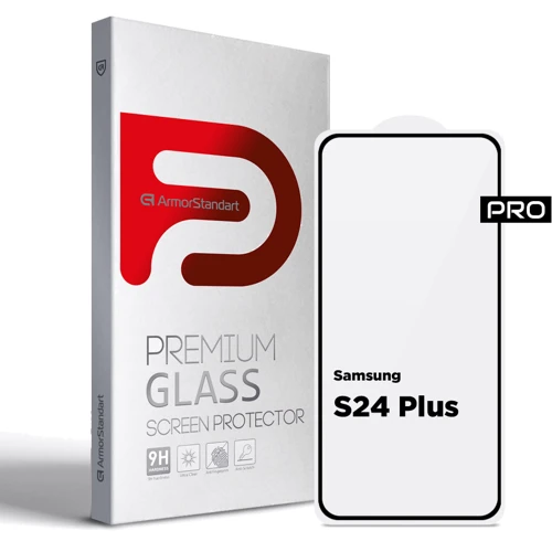 ArmorStandart Tempered Glass Pro Black for Samsung S926 Galaxy S24 Plus / S936 Galaxy S25 Plus (ARM72437)
