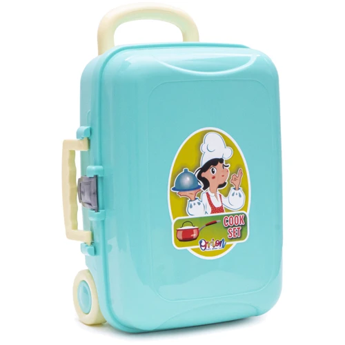 Кухня ігрова похідна Orion у валізі з посудом (121в.2)