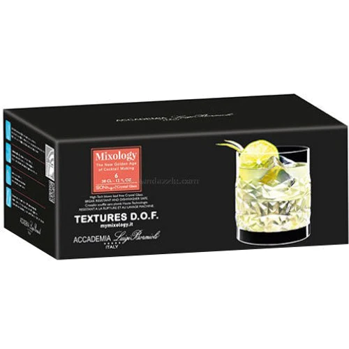Стакан Luigi Bormioli Textures 6х380 мл (12346/01): Тип Набор стаканов