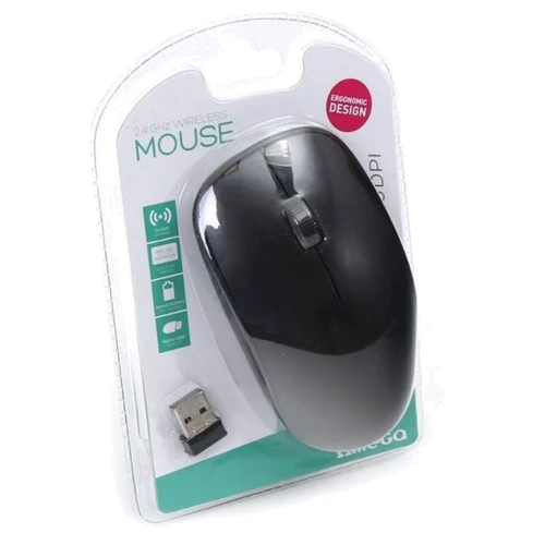 Мышь OMEGA Wireless OM0420 black (OM0420WB): Эргономика для правой и левой руки