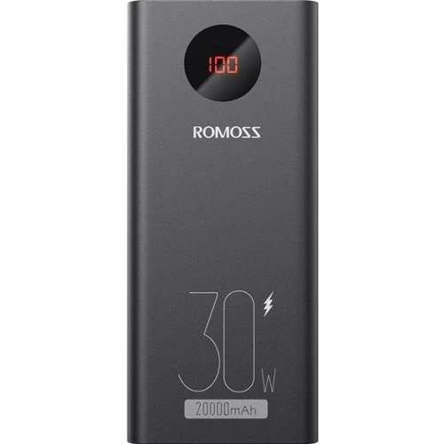 Внешний аккумулятор Romoss Power Bank 20000mAh PEA20 30W Black (PEA20-192-2111H): Количество USB 3