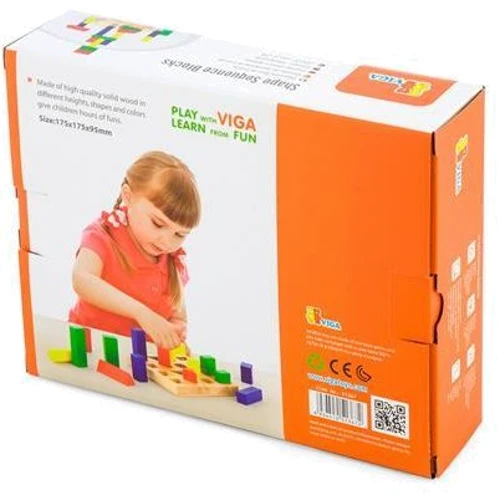 Деревянный сортер Viga Toys Фигуры и размеры (51367)