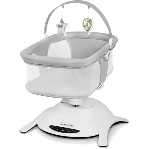 Крісло-гойдалка Lionelo Bella Set Grey Concrete 2 в 1