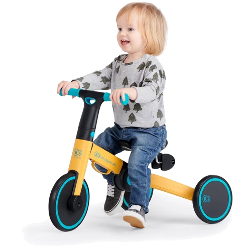 Триколісний велосипед 3 в 1 Kinderkraft 4Trike Sunflower Blue (00-00305178) фото 5