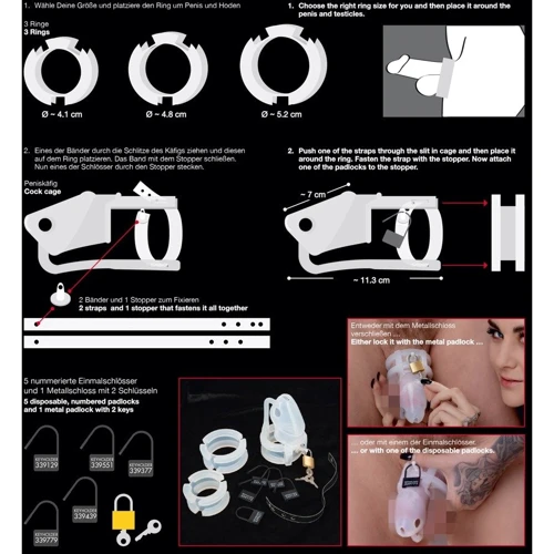 Пояс вірності із замком Orion Cock Kafig Penis Cage