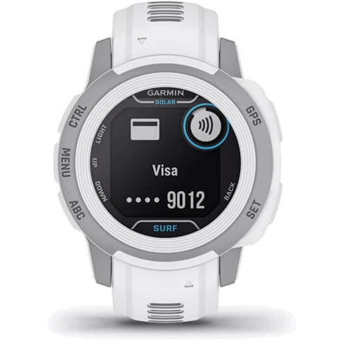 Смарт-годинник Garmin Instinct 2S Solar Surf Edition Ericeira (010-02564-03): Особливості З великою автономністю, Сонячна батарея, водонепроникні, Безконтактна оплата