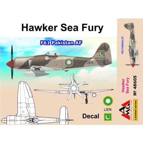 Истребитель AMG Models Hawker Sea Fury T61, Пакистан