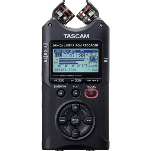 Tascam DR-40X: Время автономной работы, ч 18